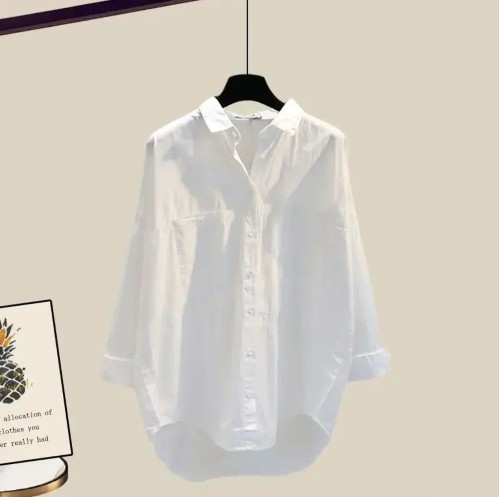 2-delige grijze damesset - stijlvolle cropped trui en broek met wijde pijpen