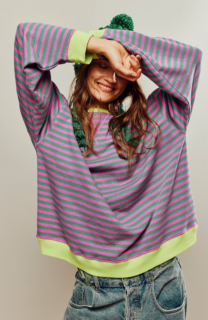 Ayla | Striped Oversized Sweater