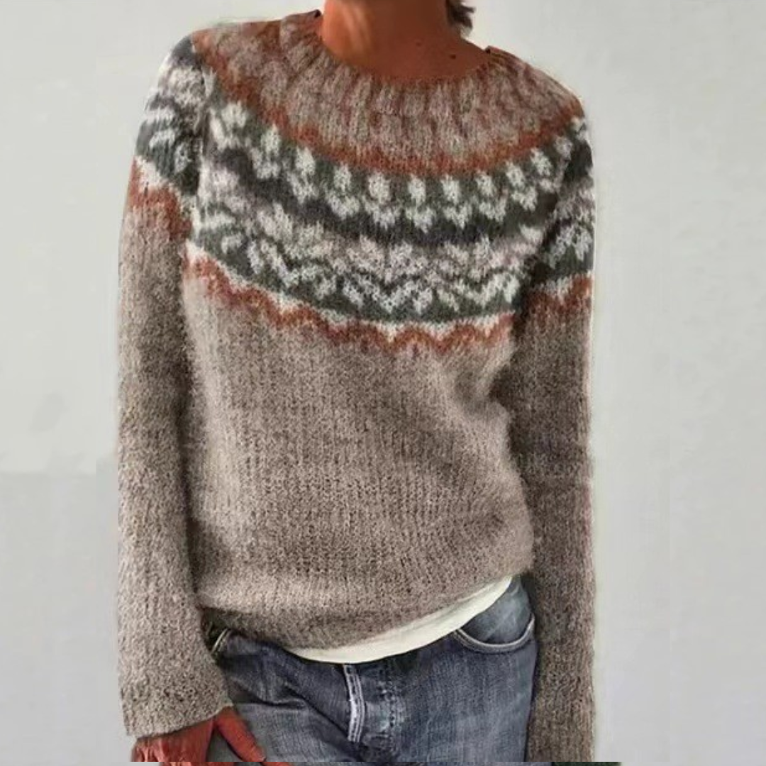 Chloe™ | Comfortable Retro Sweater